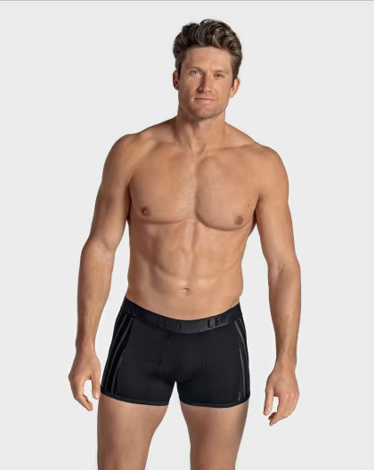 Leonisa Leo Perfect Fit Technology Boxer Brief - Black
