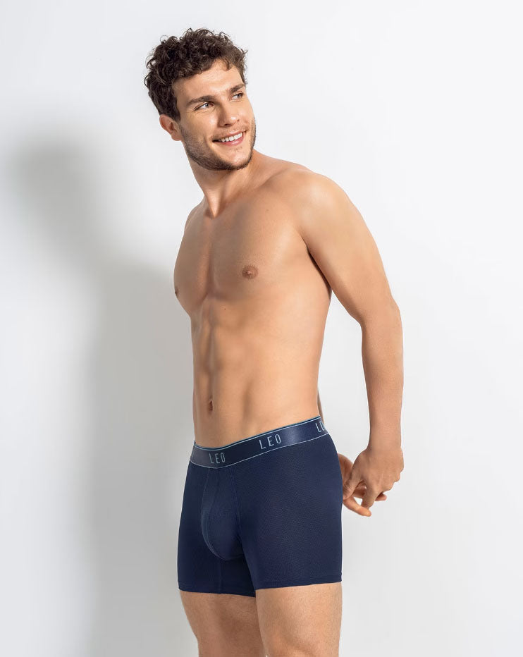 Leonisa Leo Ultra-Light Trunk with Ergonomic Pouch - Dark Blue