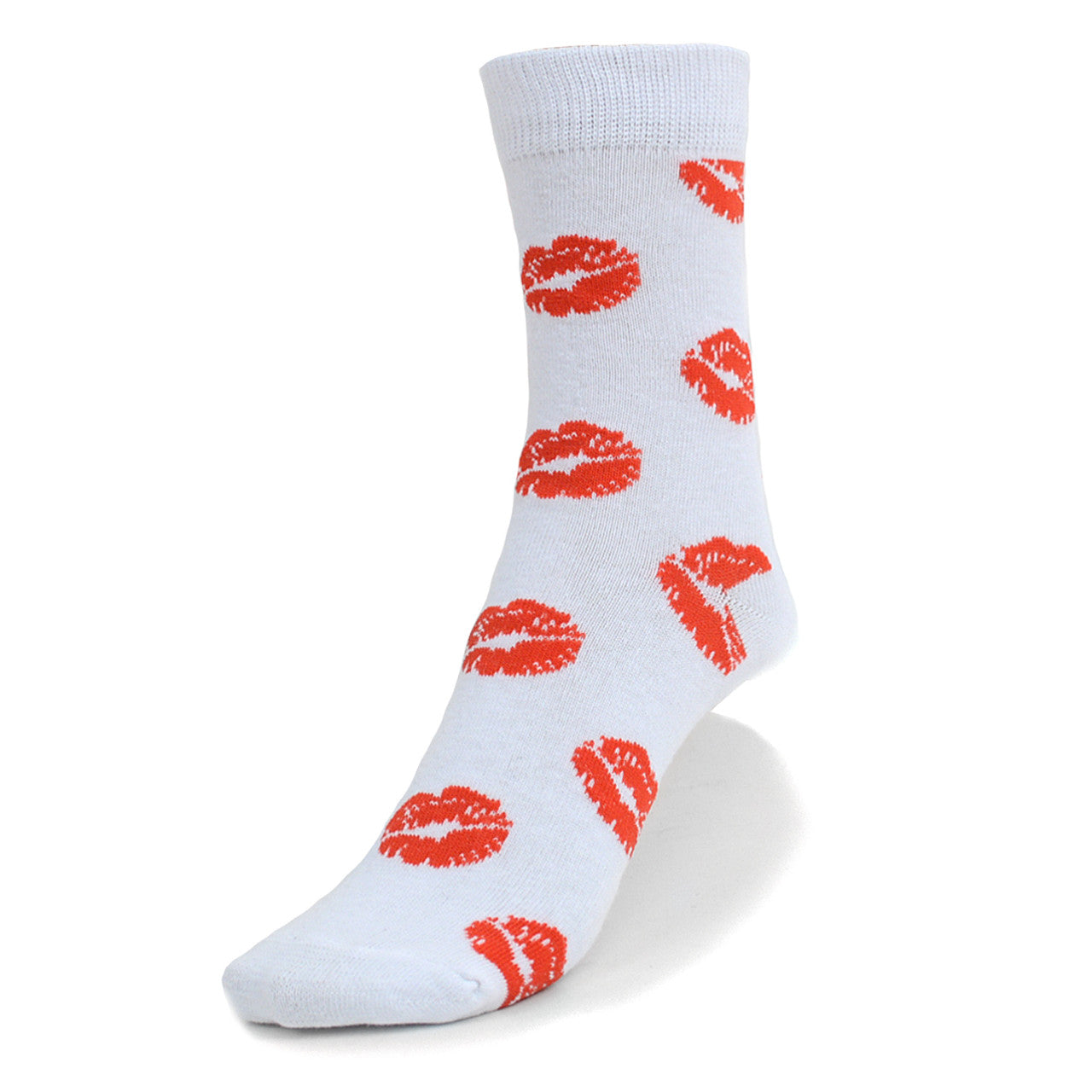 Parquet Women's Lips Pattern Novelty Socks