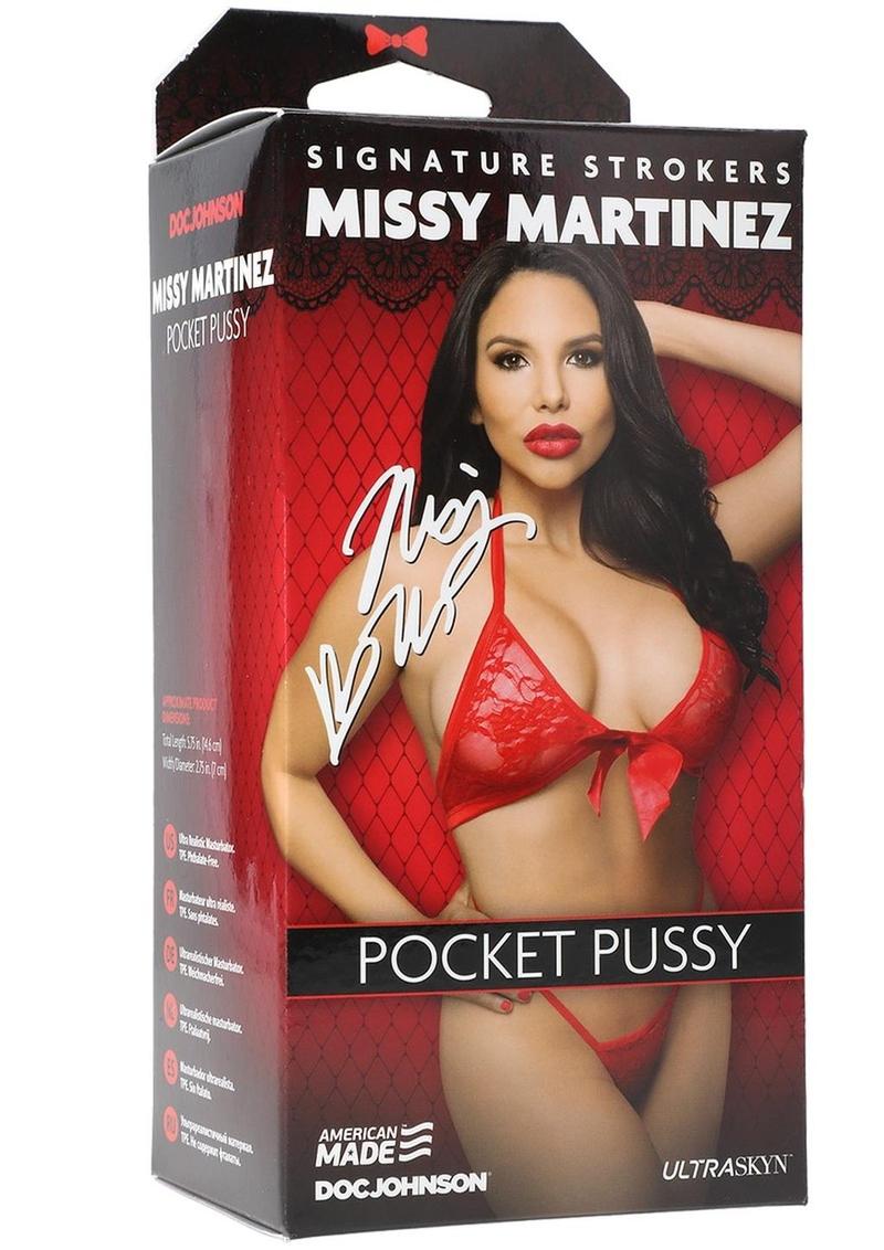Doc Johnson Signature Strokers Missy Martinez ULTRASKYN™ Pocket Pussy - CLEARANCE