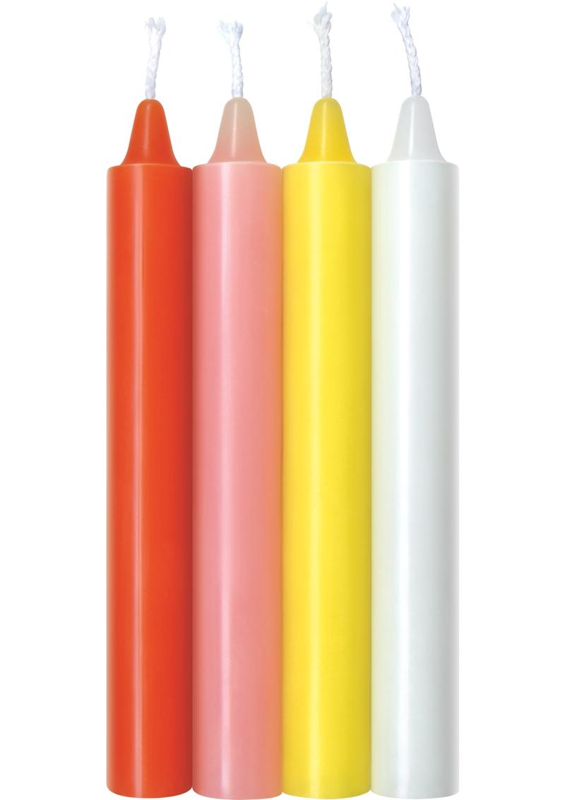 Make Me Melt Warm-Drip Candles 4 Pack - Pick Your Color