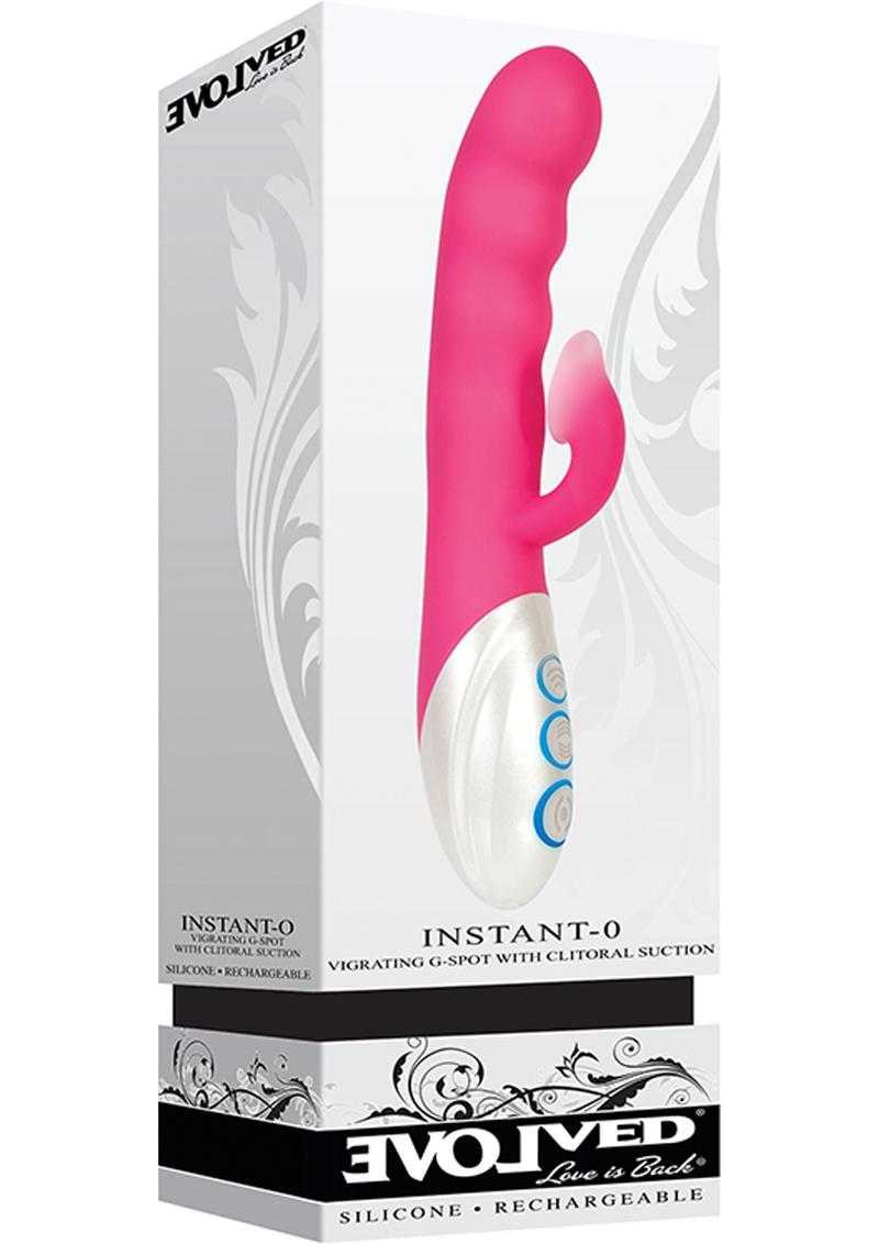 Evolved Instant O G-Spot Rabbit with Clitoral Suction