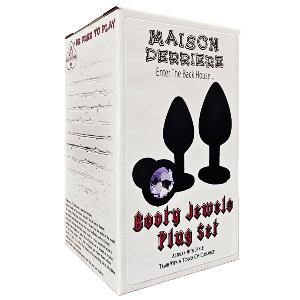 Maison Derriere Booty Jewels Jeweled Butt Plug Set - Light Purple