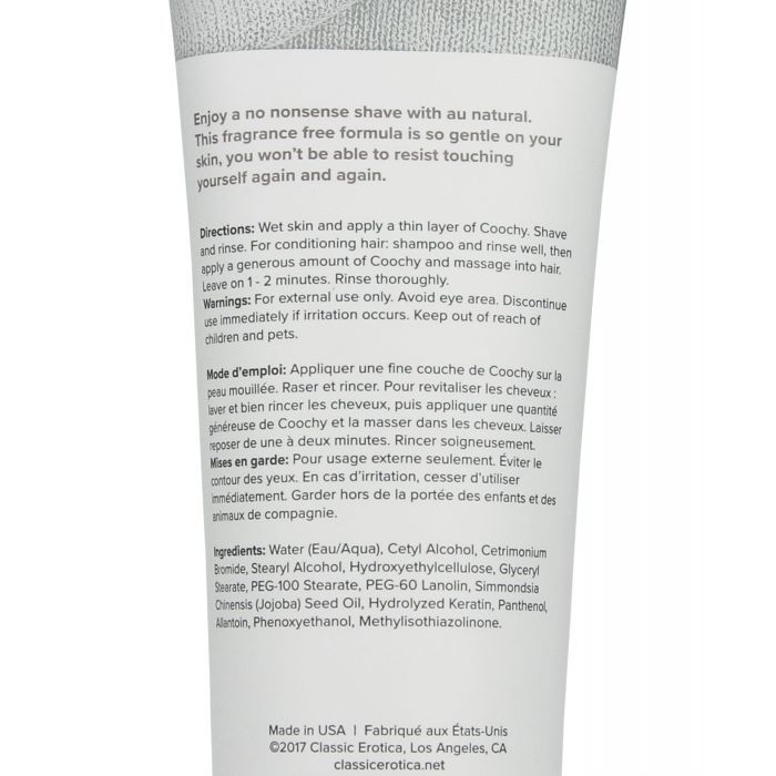Coochy Shave Cream 3.4floz Au Natural