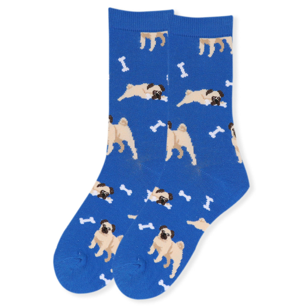 Parquet Women's Novelty Pug Dog Socks