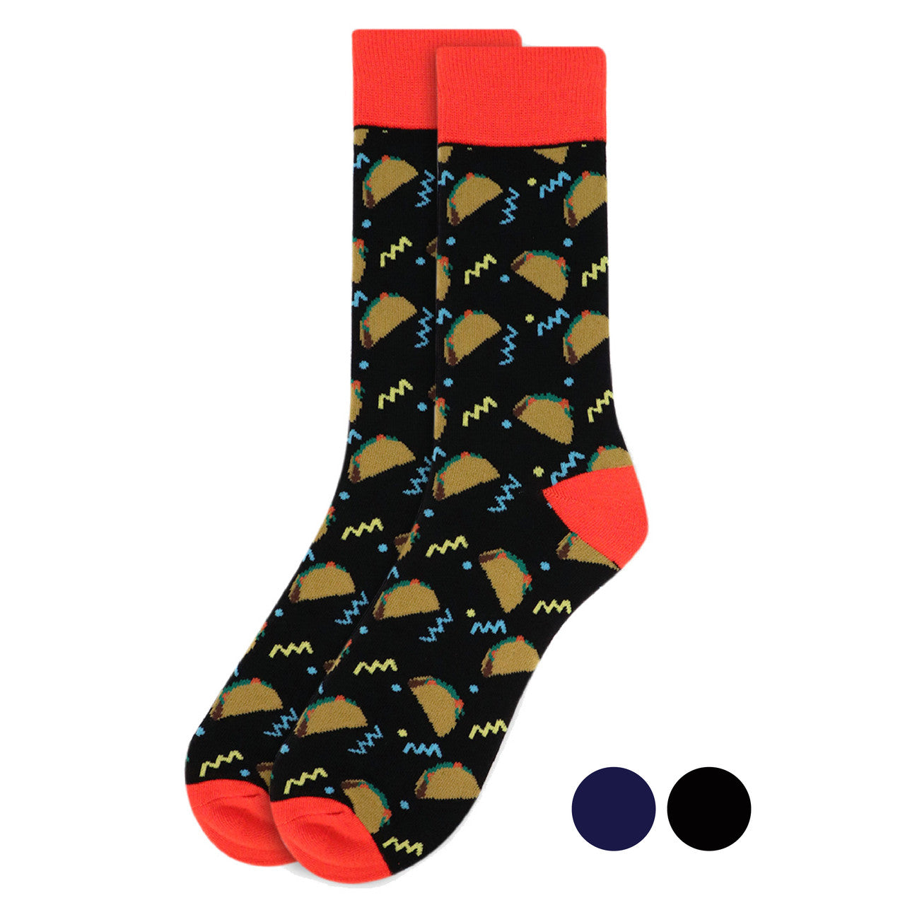 Parquet Men's Tacos Novelty Socks - Pick Your Color