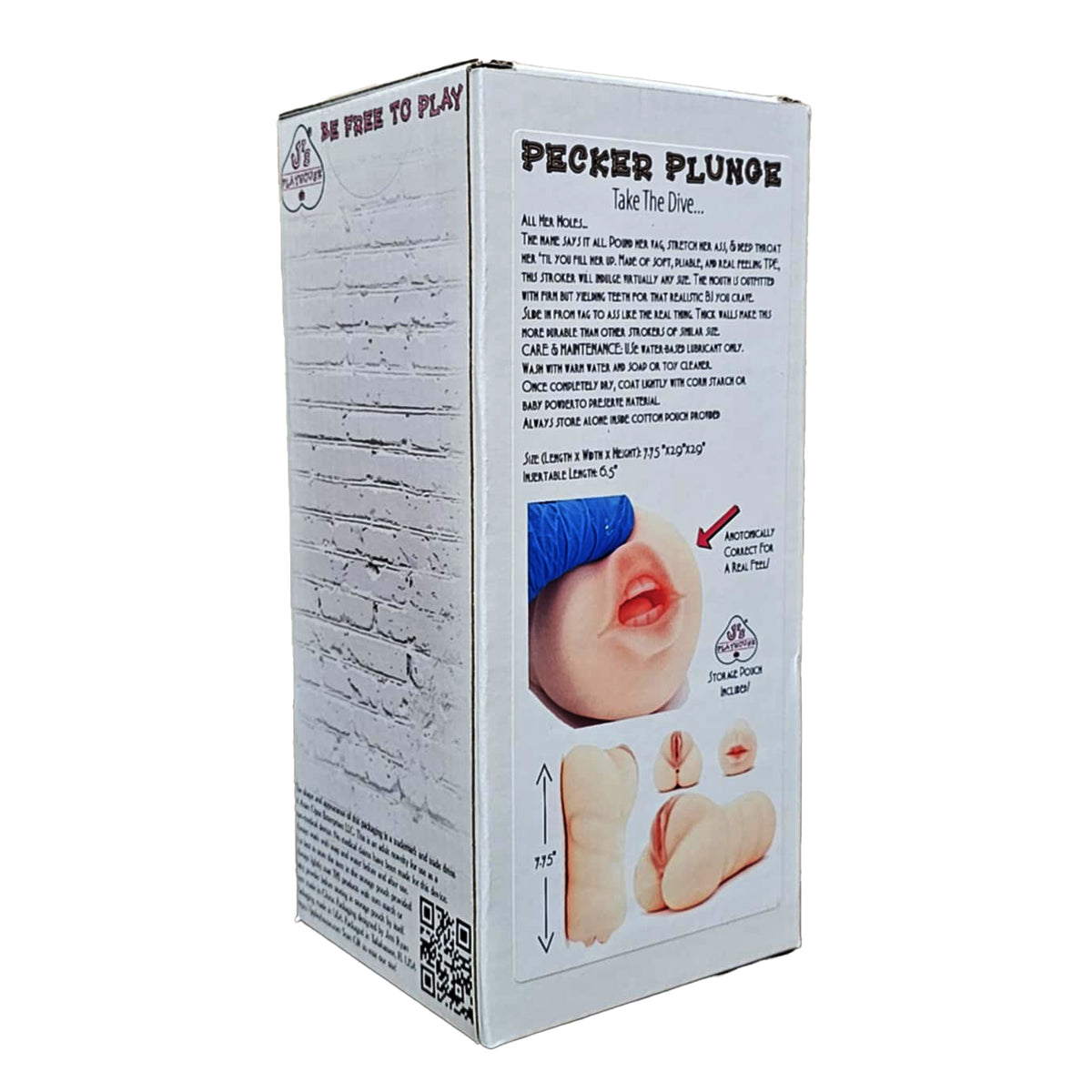 Pecker Plunge All Her Holes Stroker - Vanilla