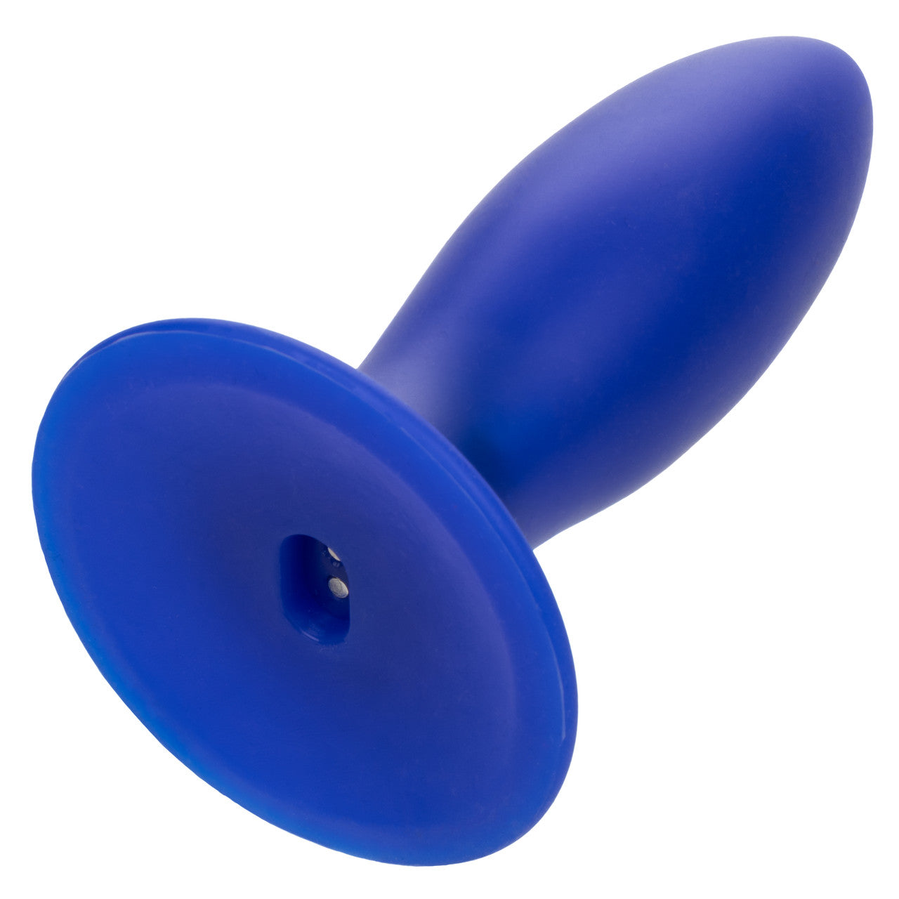 CalExotics Admiral Liquid Silicone Vibrating Torpedo Rechargeable Anal Probe - Blue