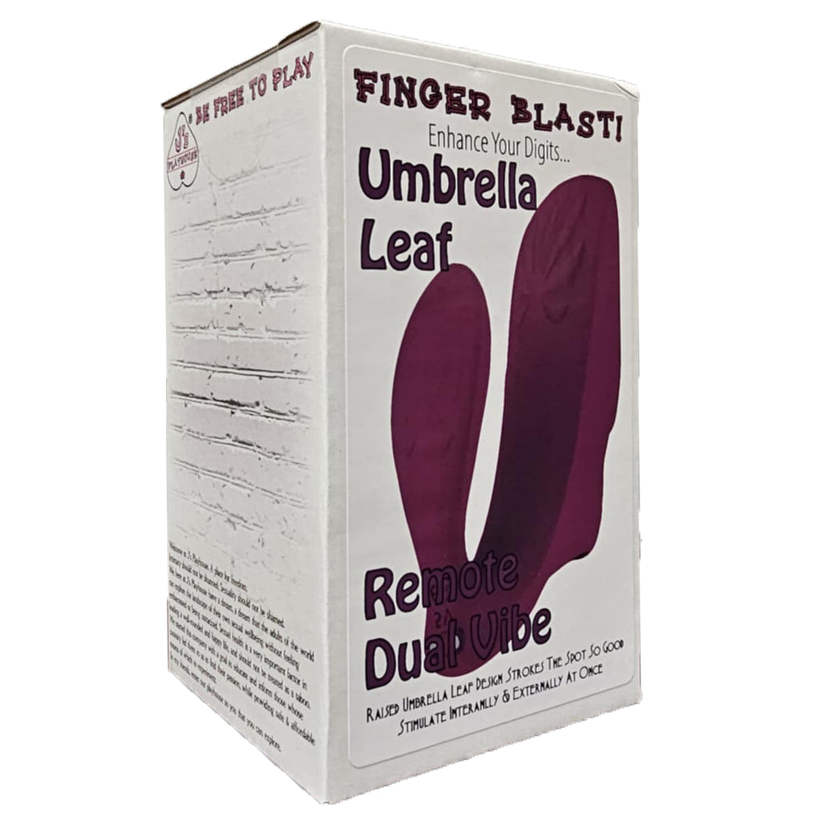 Finger Blast! Umbrella Leaf Remote Dual Finger Vibe - Purple