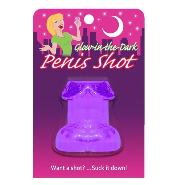 Kheper Games Glowing Penis Shot Glass - Pick Your Color