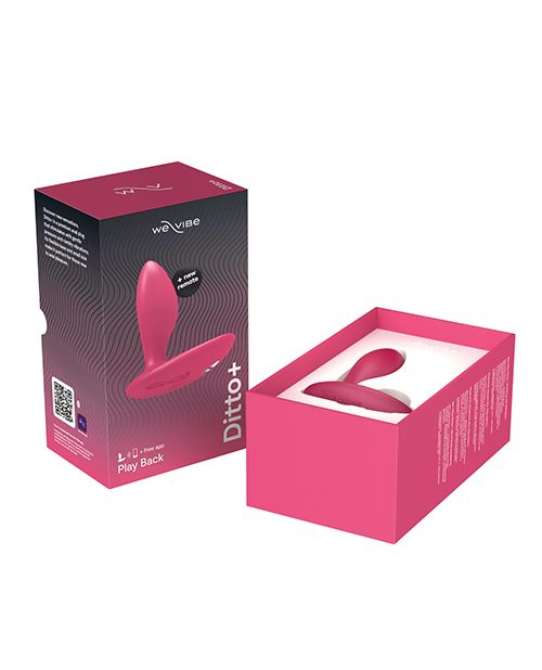 We-Vibe Ditto+ Vibrating Butt Plug - Pick Your Color
