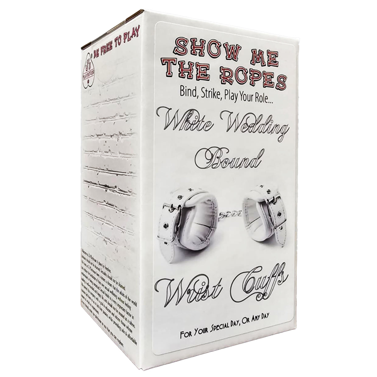 Show Me The Ropes White Wedding Bound - Wrist Cuffs
