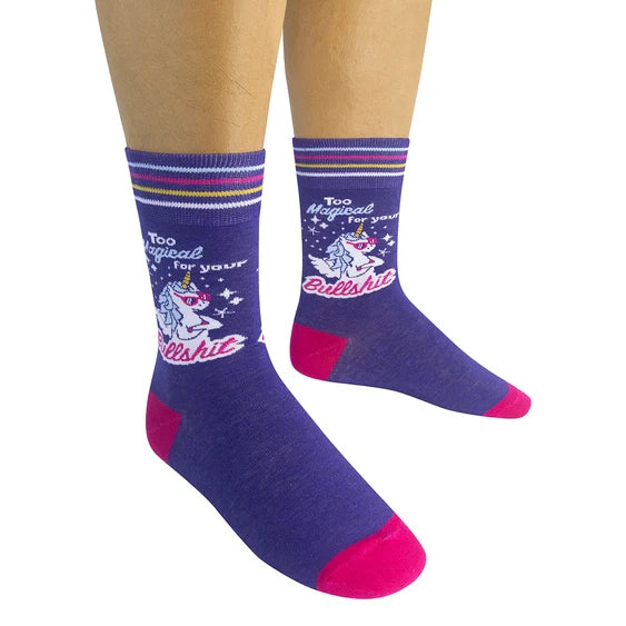 Funatic Too Magical For Your Bull$hit Socks - Unisex One Size