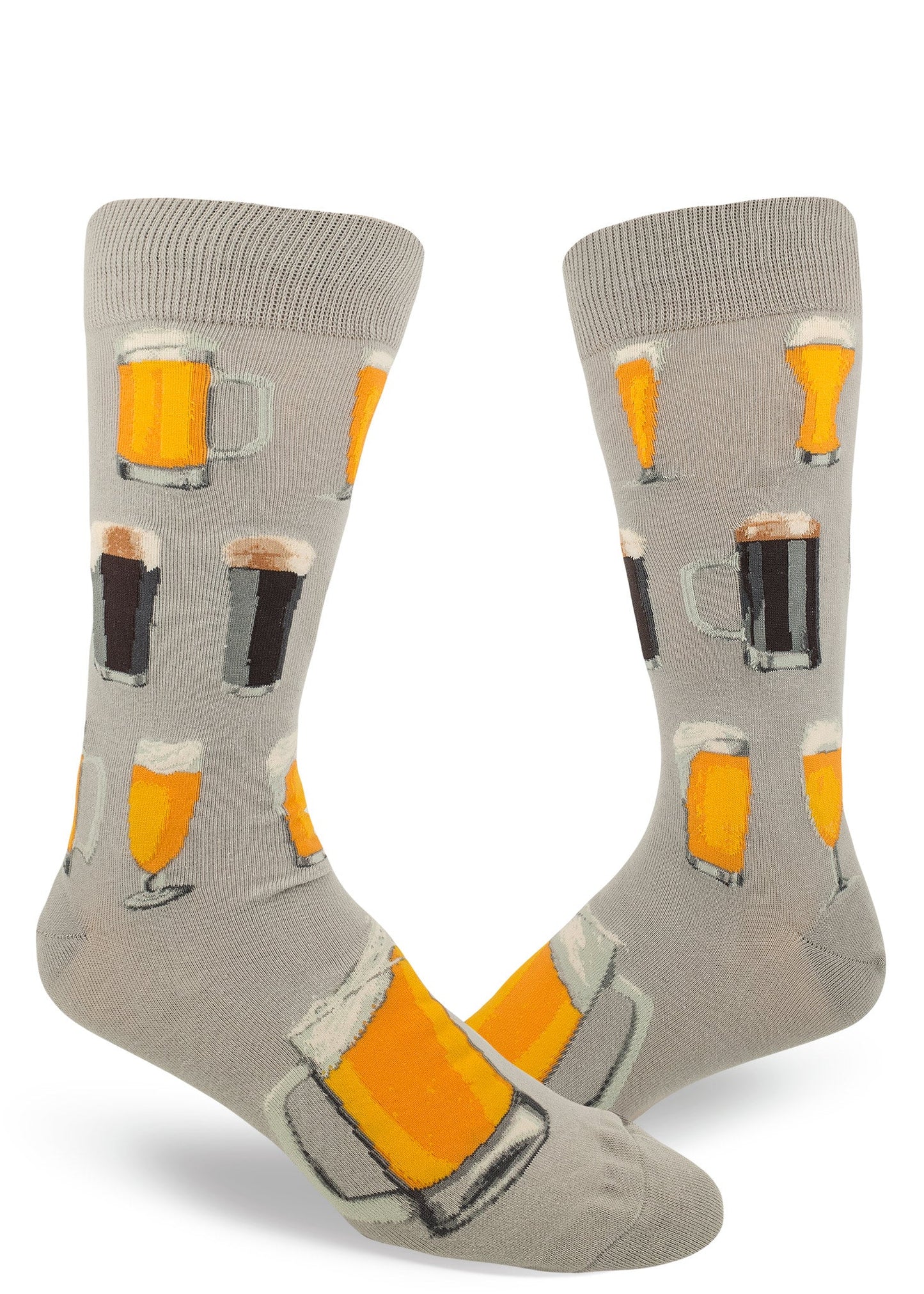 Mod Socks Craft Beer Men’s Crew – Shadow