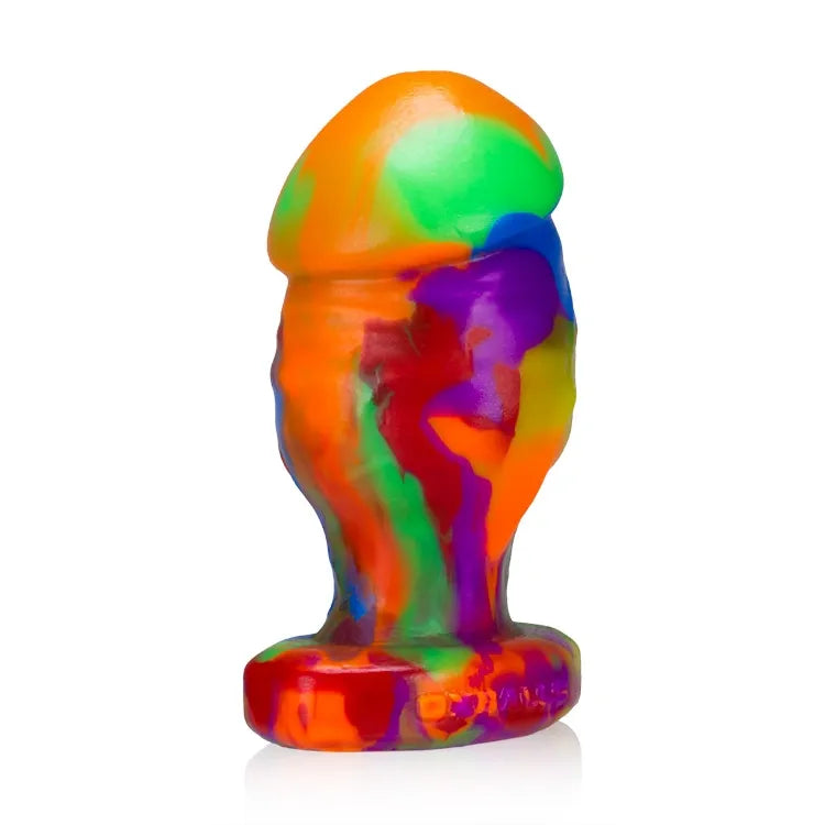 Ox Balls Honcho Silicone Plug Rainbow - Asst. Sizes Available