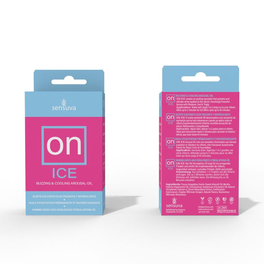 Sensuva On Ice Arousal Oil 5ml Bottle