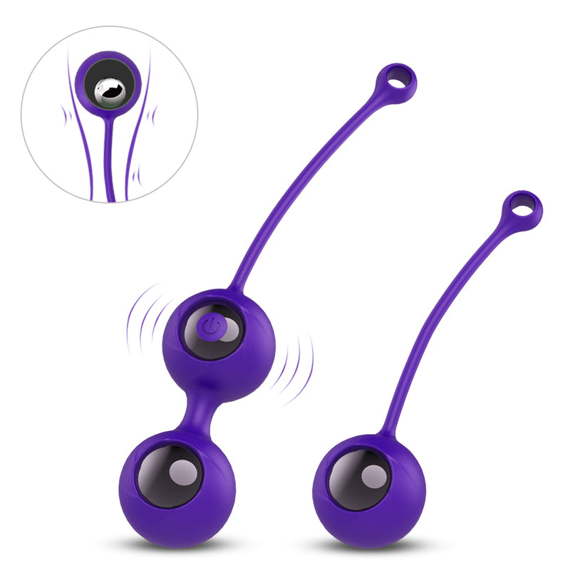 Pelvic Workout Opal Pearls Vibrating Balls Set w/Remote - Asst. Colors