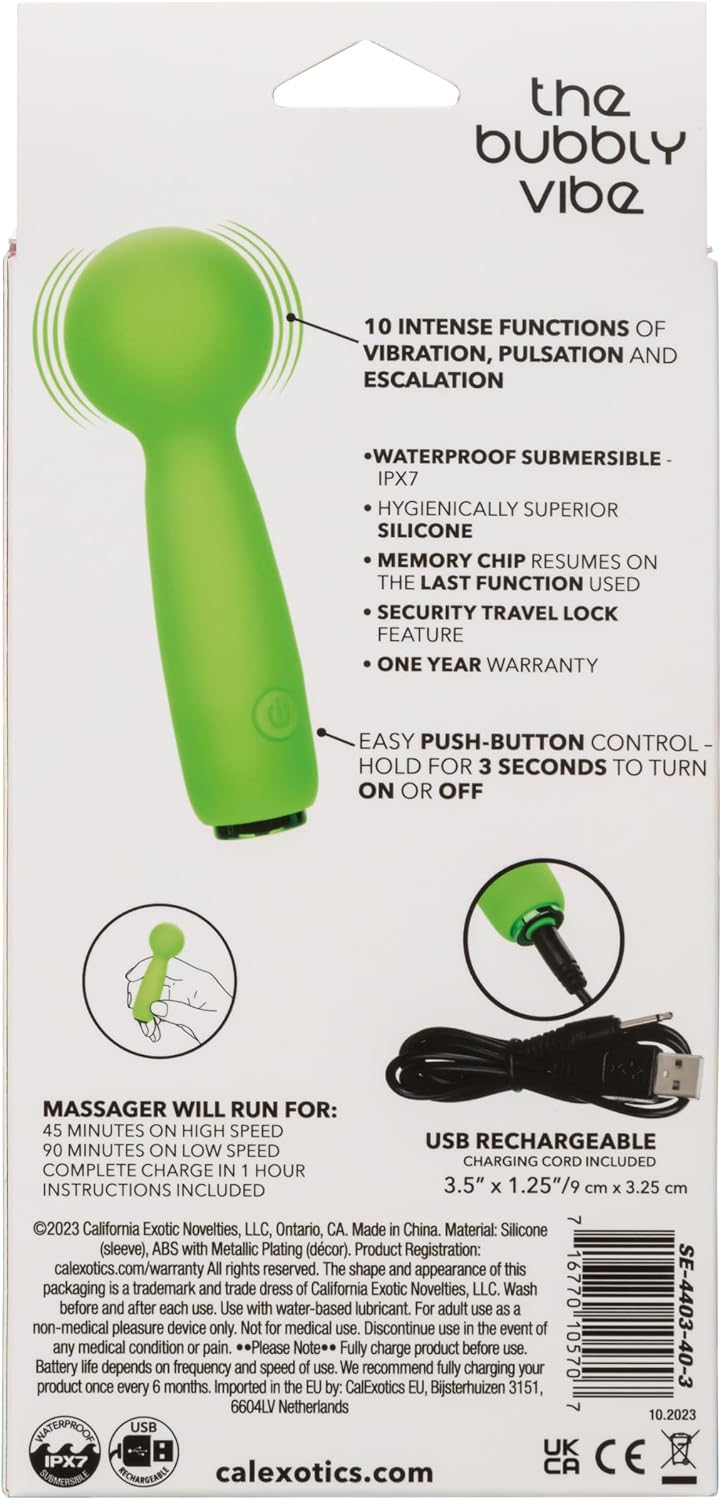 CalExotics Neon Vibes The Bubbly Vibe - Green