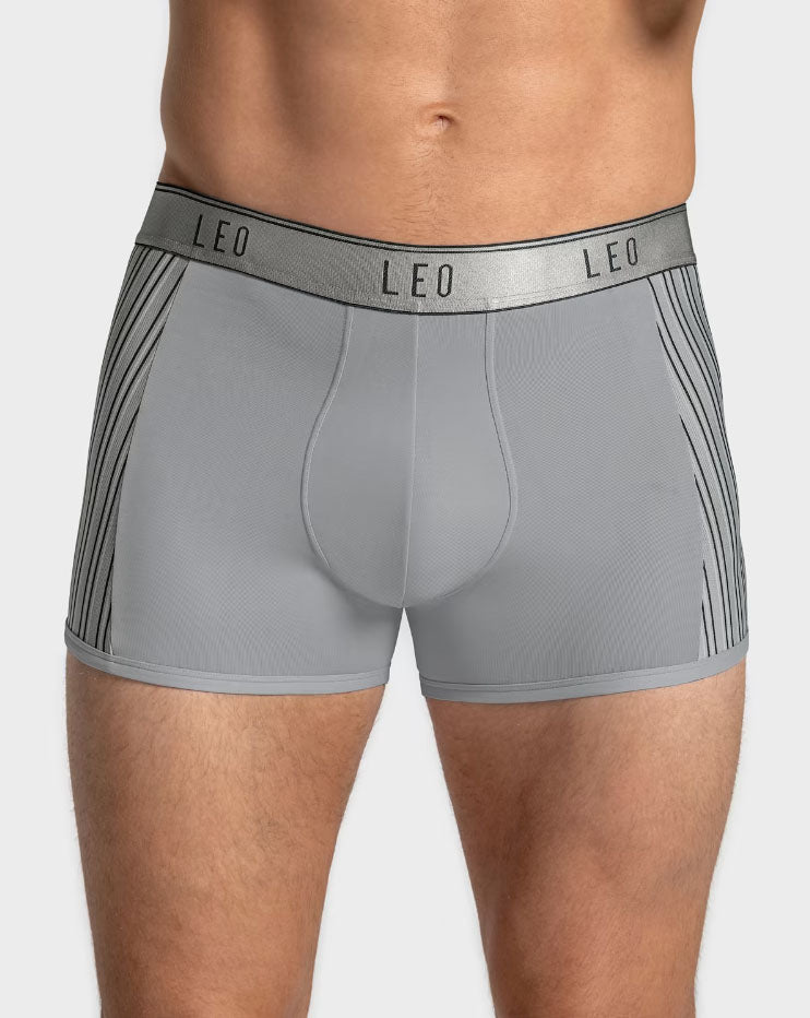 Leonisa Leo Perfect Fit Technology Boxer Brief - Light Grey