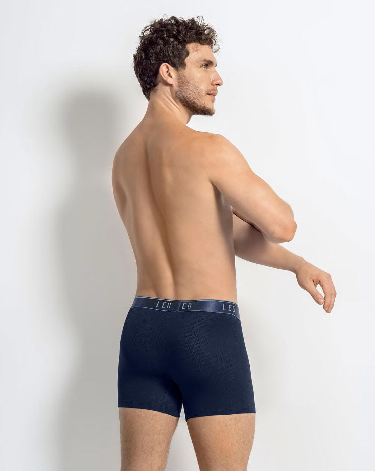 Leonisa Leo Ultra-Light Trunk with Ergonomic Pouch - Dark Blue