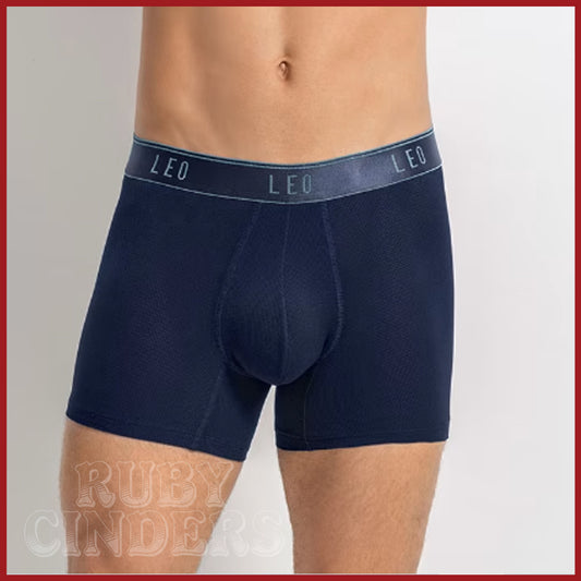 Leonisa Leo Ultra-Light Trunk with Ergonomic Pouch - Dark Blue