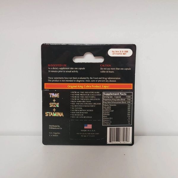 King Cobra Platinum Cap