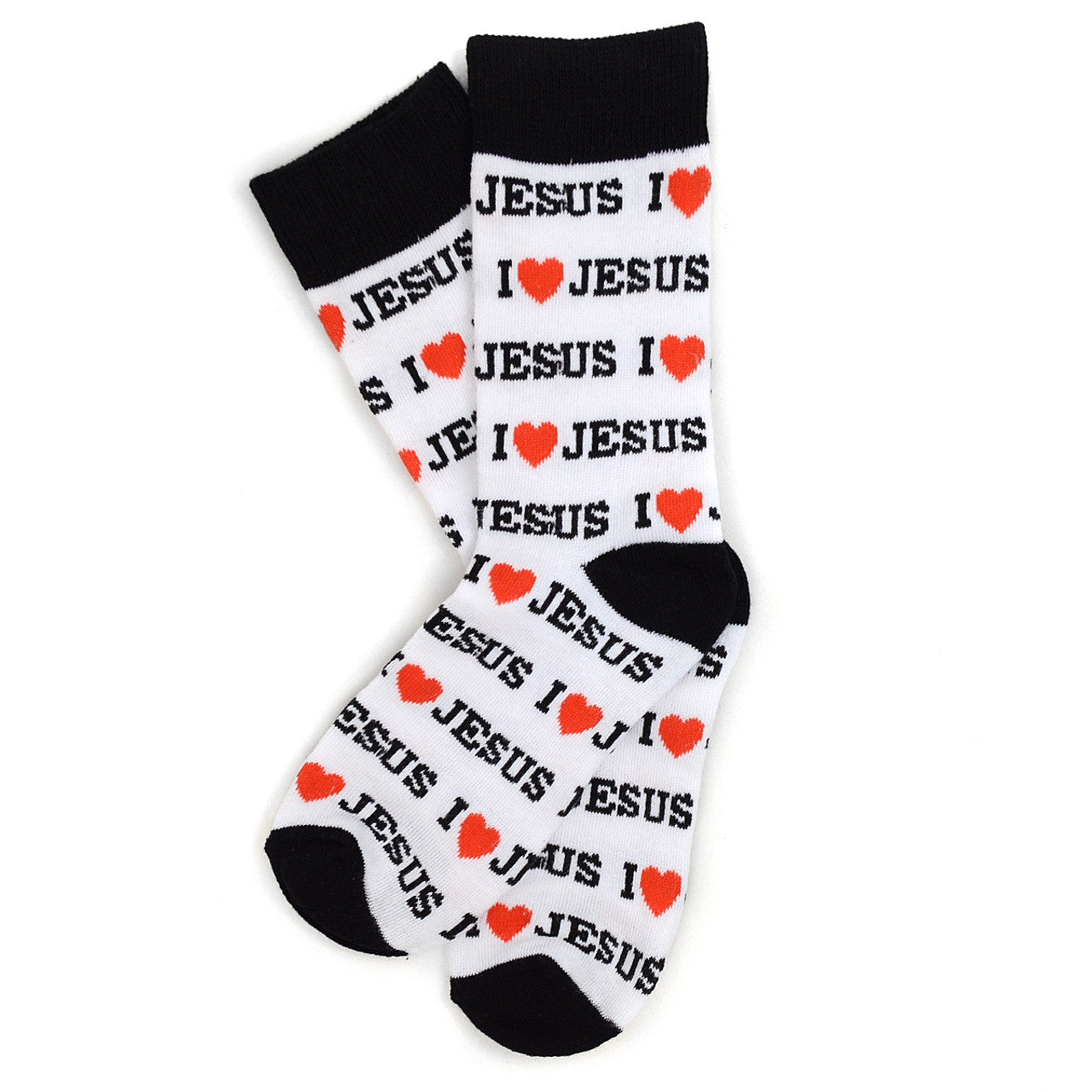 Parquet Women's "I Love Jesus" Novelty Socks - Pick Your Color