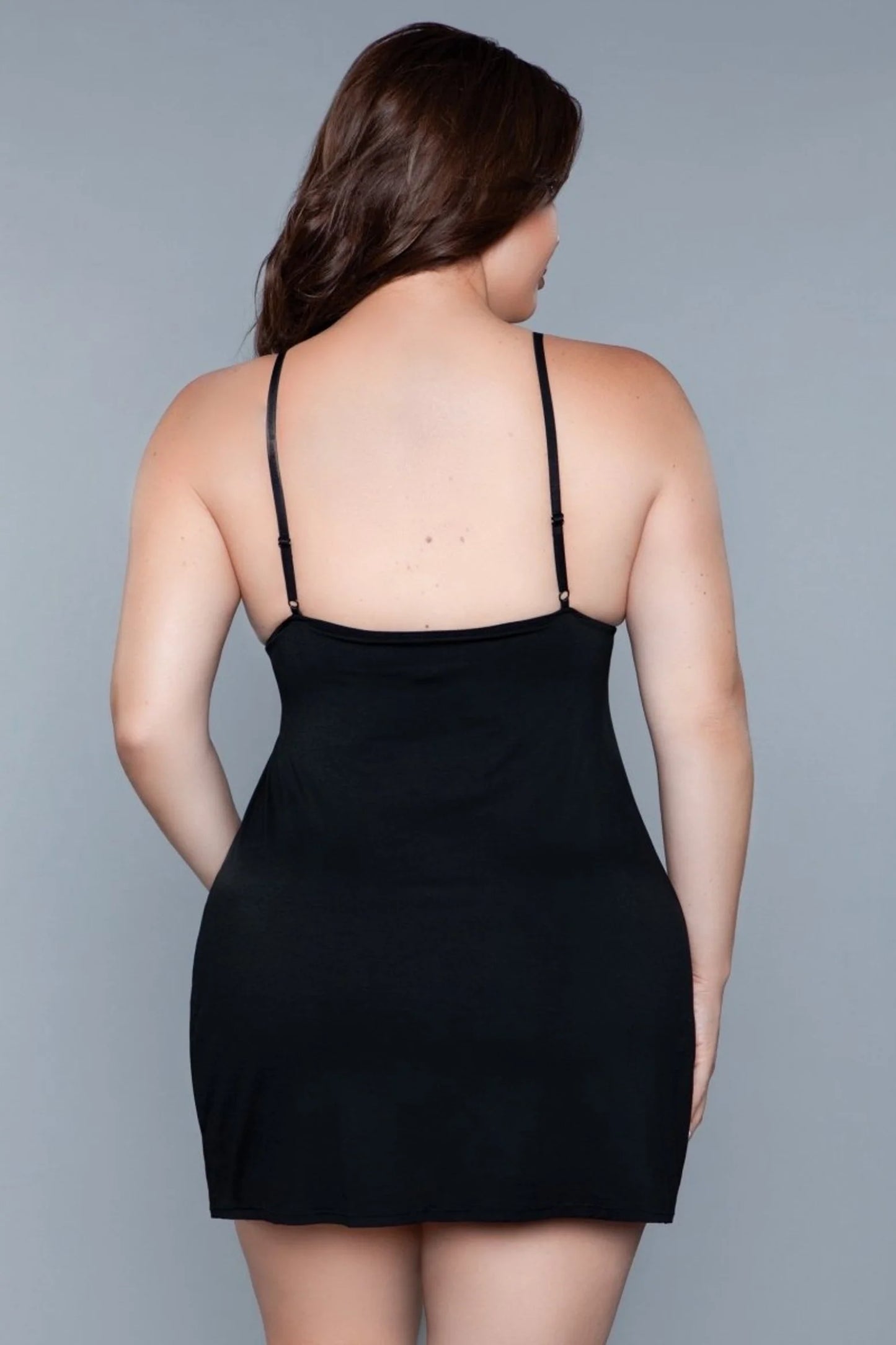 Be Wicked Wendy Chemise - Black - Asst. Sizes Available - CLEARANCE