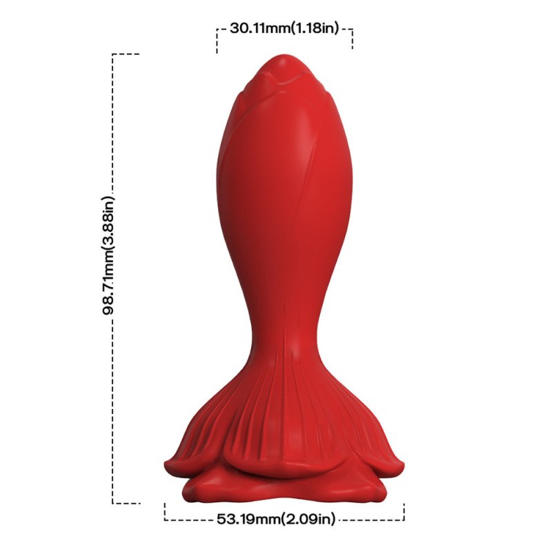 J's Playhouse® Rose Garden Rose Bud Vibrating Remote Plug