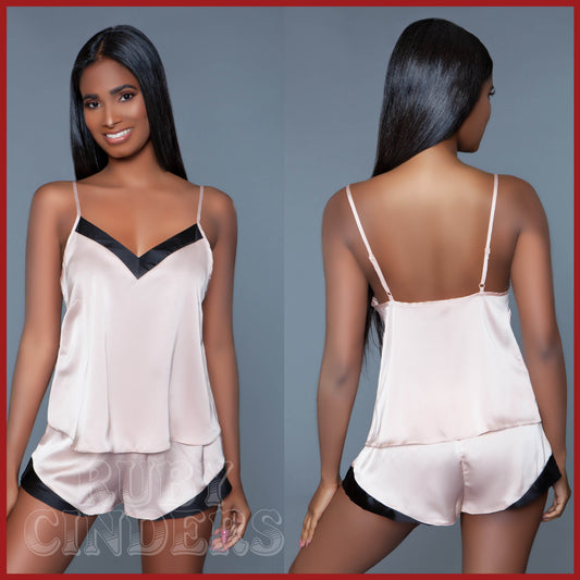 Be Wicked Natalie Satin Pajama Set - CLEARANCE