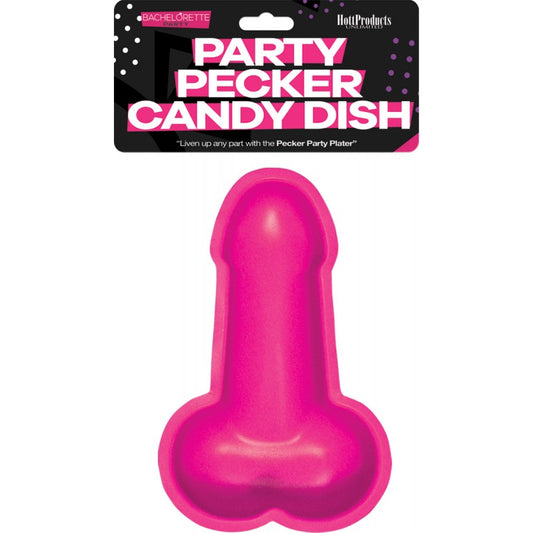 Hott Products Pecker Party Candy Dish 3pk - Pink