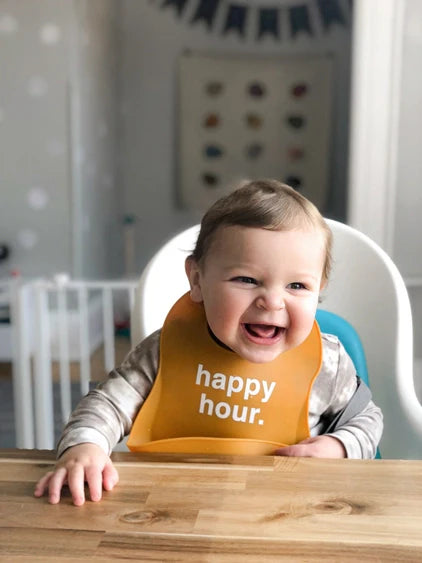 Silicone Bib - Happy Hour
