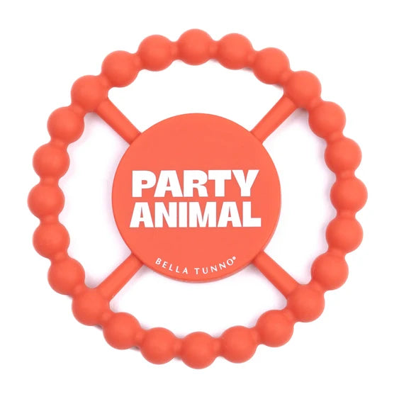 Bella Tunno Party Animal Silicone Happy Teether