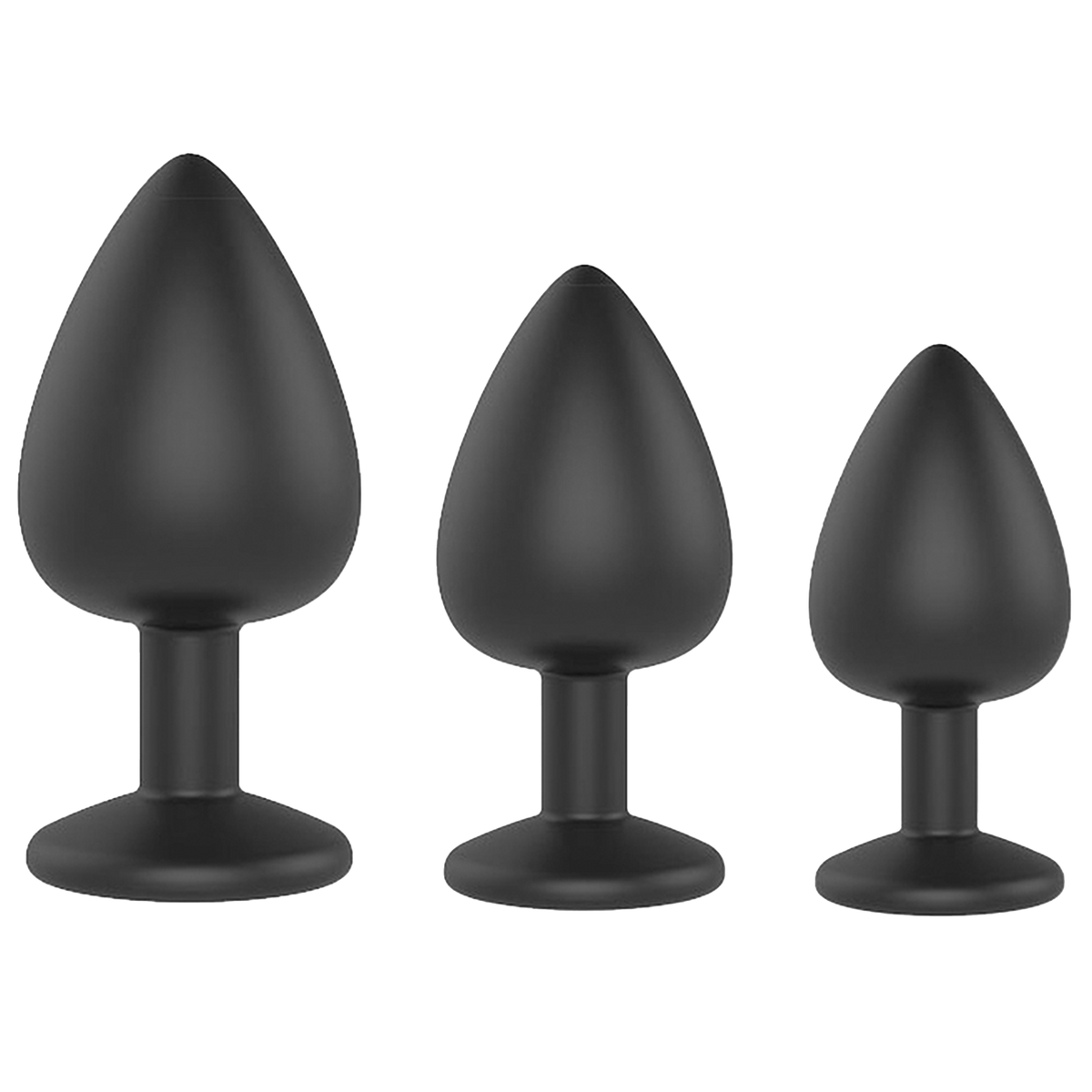 Maison Derriere Booty Jewels Jeweled Butt Plug Set - Blue