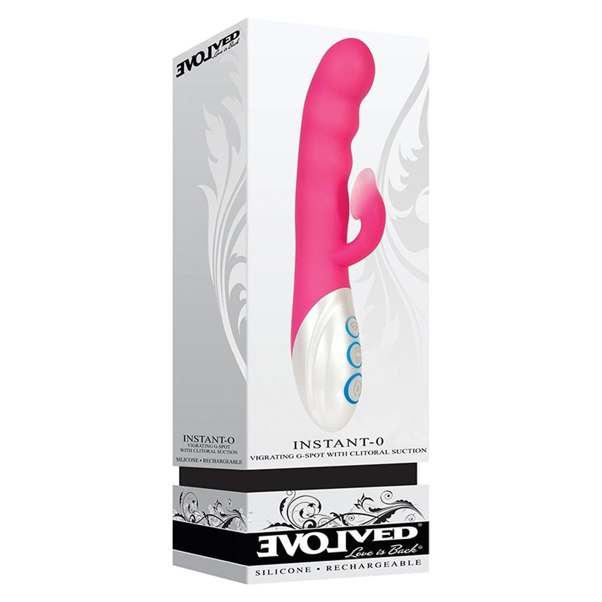 Evolved Instant O G-Spot Rabbit with Clitoral Suction