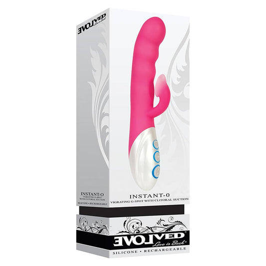 Evolved Instant O G-Spot Rabbit with Clitoral Suction
