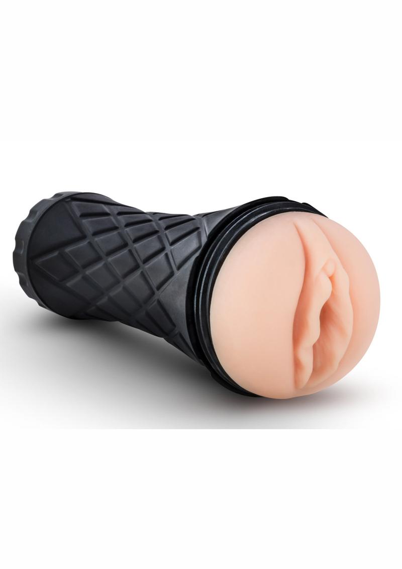 Blush Novelties M for Men The Torch Pussy Masturbator - Vanilla - CLEARANCE