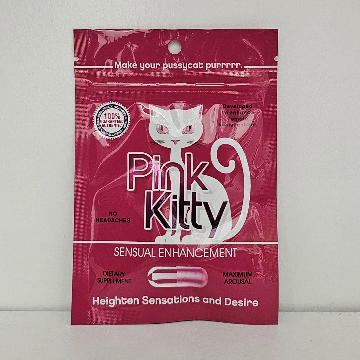 Pink Kitty Cap