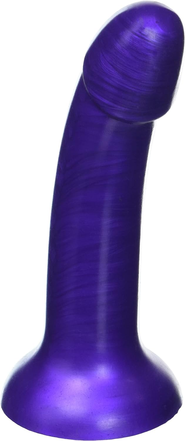 XR Brands Strap U G-Tastic Metallic Silicone Dildo 7in - Pick Your Color