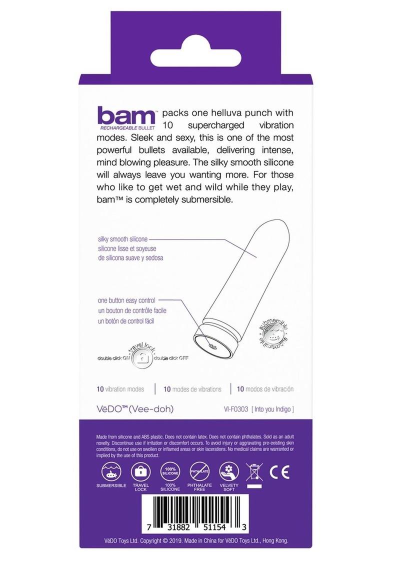 VeDO Bam Rechargeable Bullet - Pick Your Color