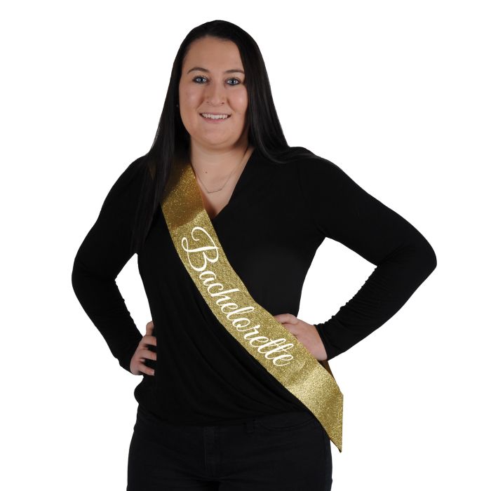 Bachelorette Glitter Sash
