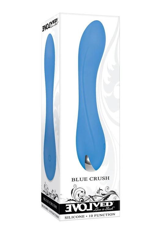 Evolved Novelties Blue Crush Rechargeable Silicone Vibrator
