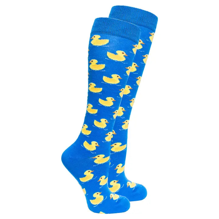 Socks N Socks Knee High Socks - Rubber Ducks