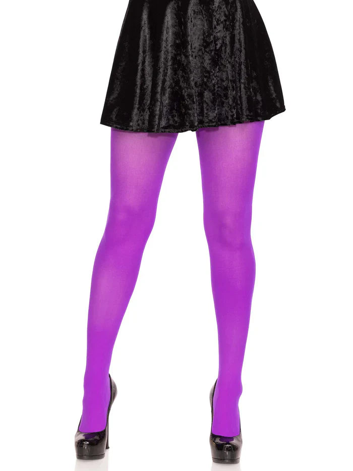 Leg Avenue Ari Nylon Tights 7300 - One Size - Pick Your Color