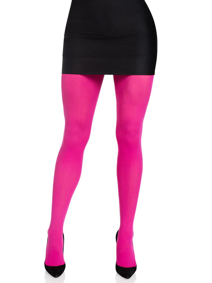Leg Avenue Ari Nylon Tights 7300 - One Size - Pick Your Color