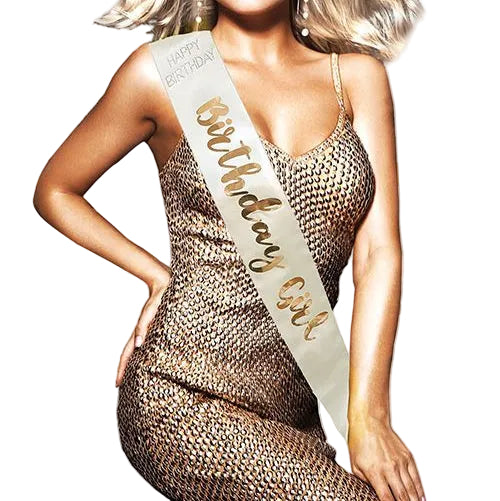 Birthday Girl Sash - Rose Gold