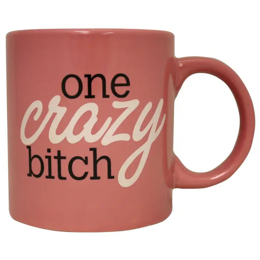 Attitude Mug One Crazy Bitch 22oz