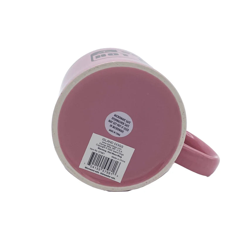 Attitude Mug Warning Hot Mess 22oz