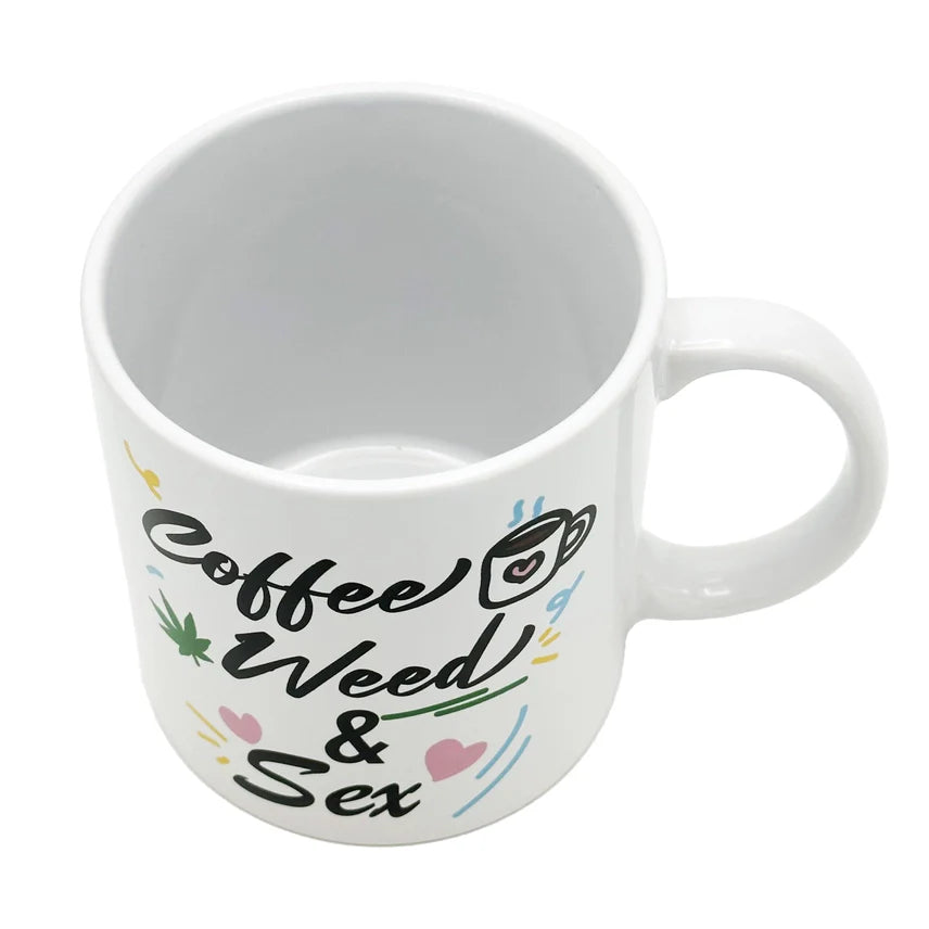 Attitude Mug Coffee Weed & Sex 22floz Mug