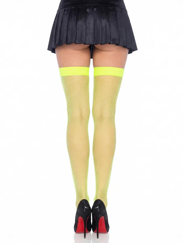 Leg Avenue Nylon Fishnet Stockings 9011 - One Size - Pick Your Color